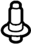 View W713519S900 Valance Panel Bolt (Lower) Full-Sized Product Image