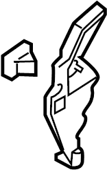 View AR3Z17C861A Bumper Guide (Upper) Full-Sized Product Image