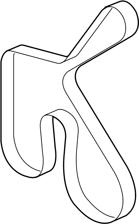 View 7R3Z8620A Serpentine Belt Full-Sized Product Image