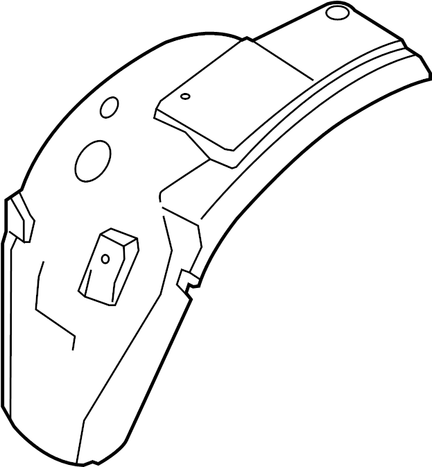 View AR3Z16102A Fender Splash Shield (Front) Full-Sized Product Image