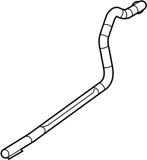 View BR3Z5A212B Pipe. Exhaust. (Front) Full-Sized Product Image