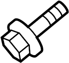 View W715669S439 Suspension Stabilizer Bar Bracket Bolt (Upper) Full-Sized Product Image