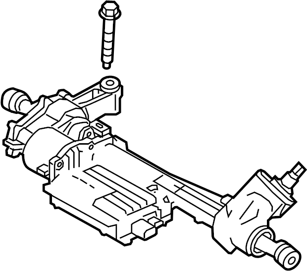 View DR3Z3504CE Rack and Pinion Assembly Full-Sized Product Image