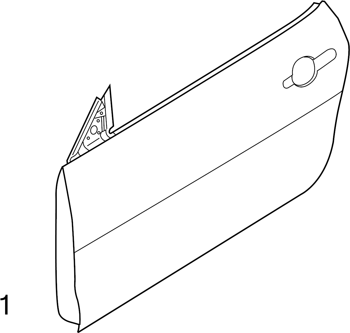 View AR3Z6320200A Door Outer Panel Full-Sized Product Image