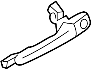 View AR3Z6322405AAPTM Exterior Door Handle Full-Sized Product Image