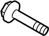 View W704888S900 Lower Control arm bolt. (Rear) Full-Sized Product Image