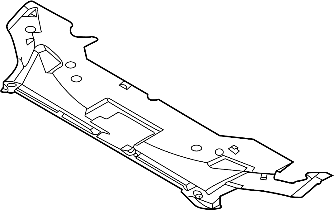 View BR3Z8C291AA Radiator Support Access Cover (Rear, Upper, Lower) Full-Sized Product Image