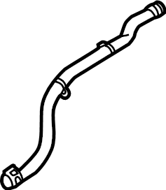 View KR3Z8075B Engine Coolant Overflow Hose Full-Sized Product Image