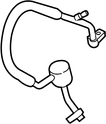 View FR3Z19D742C A/C Refrigerant Suction Hose Full-Sized Product Image