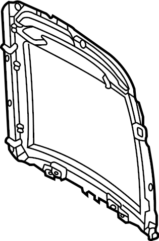 View KR3Z16C630AAPTM Hood Scoop Full-Sized Product Image
