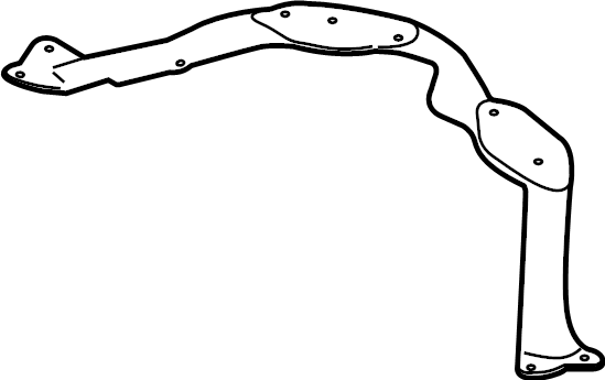 View FR3Z16154B Fender Rail (Upper) Full-Sized Product Image