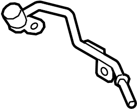 View FR3Z8K153C Turbocharger Coolant Line Full-Sized Product Image