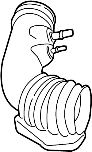 View FR3Z9B659D Engine Air Intake Hose Full-Sized Product Image