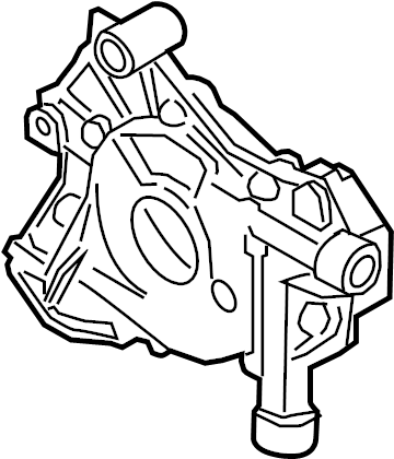View JR3Z6600A Engine Oil Pump Full-Sized Product Image