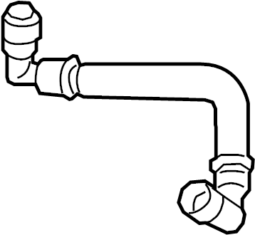 View FR3Z6B850A Engine Coolant Hose Full-Sized Product Image