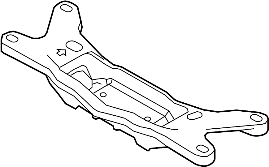 View BR3Z6A023B Transmission Crossmember Full-Sized Product Image