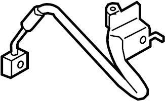 View FR3Z2078G Brake Hydraulic Hose Full-Sized Product Image