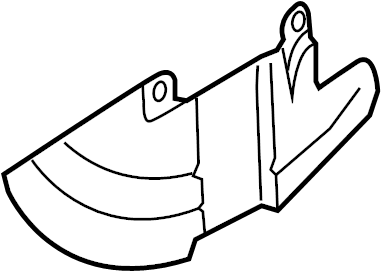 View FR3Z2K005G Brake Dust Shield Full-Sized Product Image
