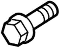 View W710478S439 Bolt. Support. Radiator. (Front, Upper) Full-Sized Product Image