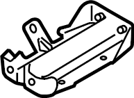View FR3Z63045G08A Instrument Panel Crossmember Bracket (Front, Lower) Full-Sized Product Image