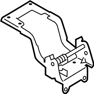View FR3Z6304604A Console Hinge Full-Sized Product Image