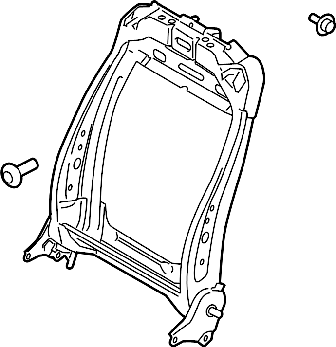 View PU5Z7861019A Support. Seat. Lumbar. Frame. (Lower) Full-Sized Product Image