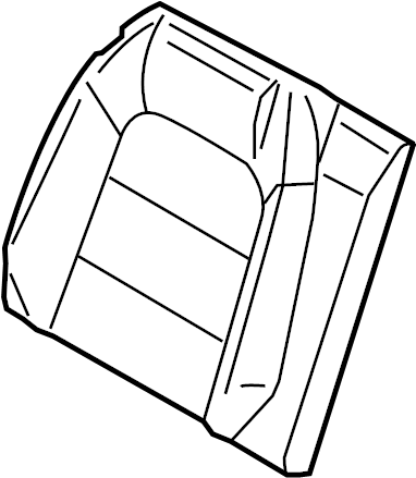 View FR3Z6366600CM Seat Back Cushion Cover (Rear) Full-Sized Product Image