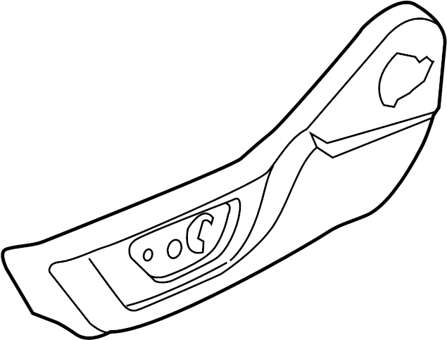 View FR3Z6362186BA Seat Trim Panel (Front) Full-Sized Product Image
