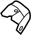 View FR3Z76025B32A Body A-Pillar Bracket (Upper) Full-Sized Product Image