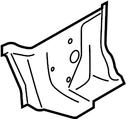 View FR3Z6302038B Rocker Panel Reinforcement (Rear) Full-Sized Product Image