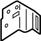 View FR3Z74045G22A Kick Panel Trim Cap Full-Sized Product Image