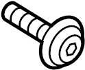 View W714956S450B Screw. Molding. Weatherstrip. (Front, Upper) Full-Sized Product Image