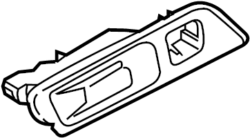 View FR3Z6322601AC Interior Door Handle Full-Sized Product Image