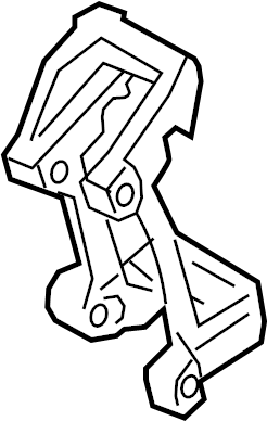 View KR3Z2B511A Disc Brake Caliper Bracket Full-Sized Product Image