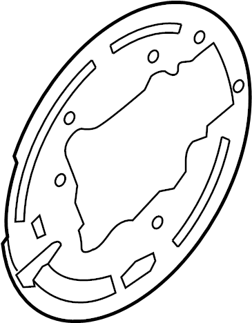 View FR3Z2C028E Shield. Plate. Splash. Brake.  Full-Sized Product Image