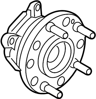 View FR3Z1104G Wheel Bearing and Hub Assembly (Rear) Full-Sized Product Image