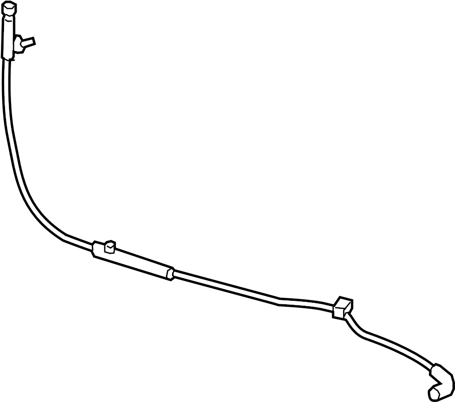 View FR3Z4A058A Differential Vent Hose (Rear) Full-Sized Product Image