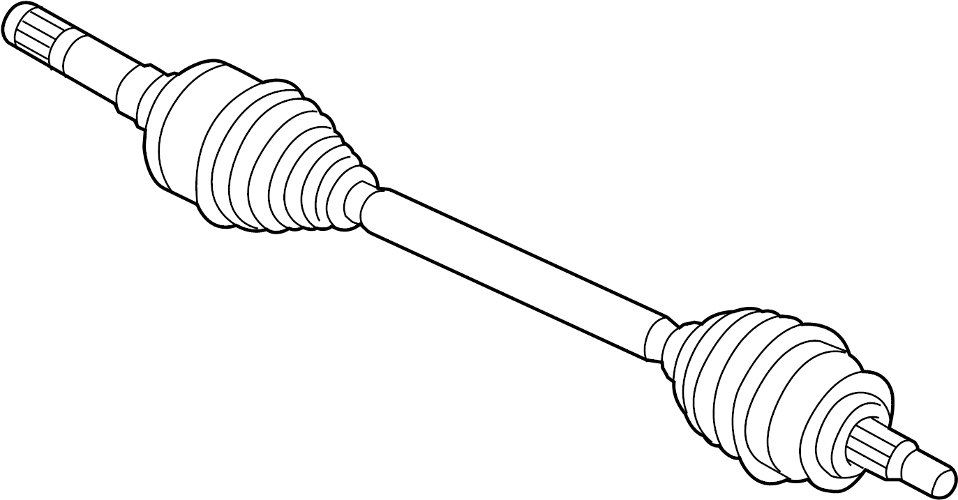 View FR3Z4K139D CV Axle Assembly (Rear) Full-Sized Product Image