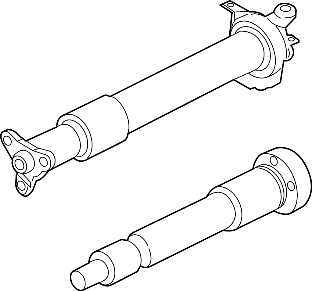 View FR3Z4R602L Drive Shaft Full-Sized Product Image