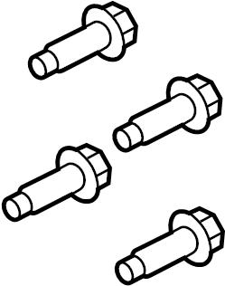 View N800594S101 Bolt. Drive. Shaft. (Front) Full-Sized Product Image
