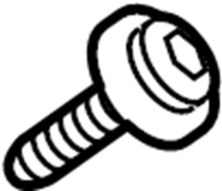 View W705392S450B Screw. Cover. Bumper. Bracket. (Lower) Full-Sized Product Image