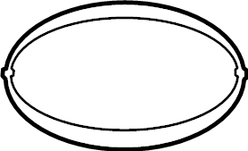 View BR3Z9439A Gasket. Intake. Manifold.  Full-Sized Product Image
