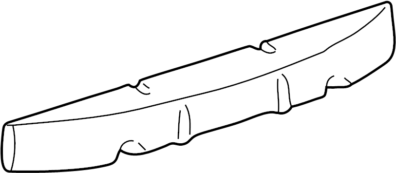 View XR3Z17C947AA Bumper Impact Absorber Full-Sized Product Image
