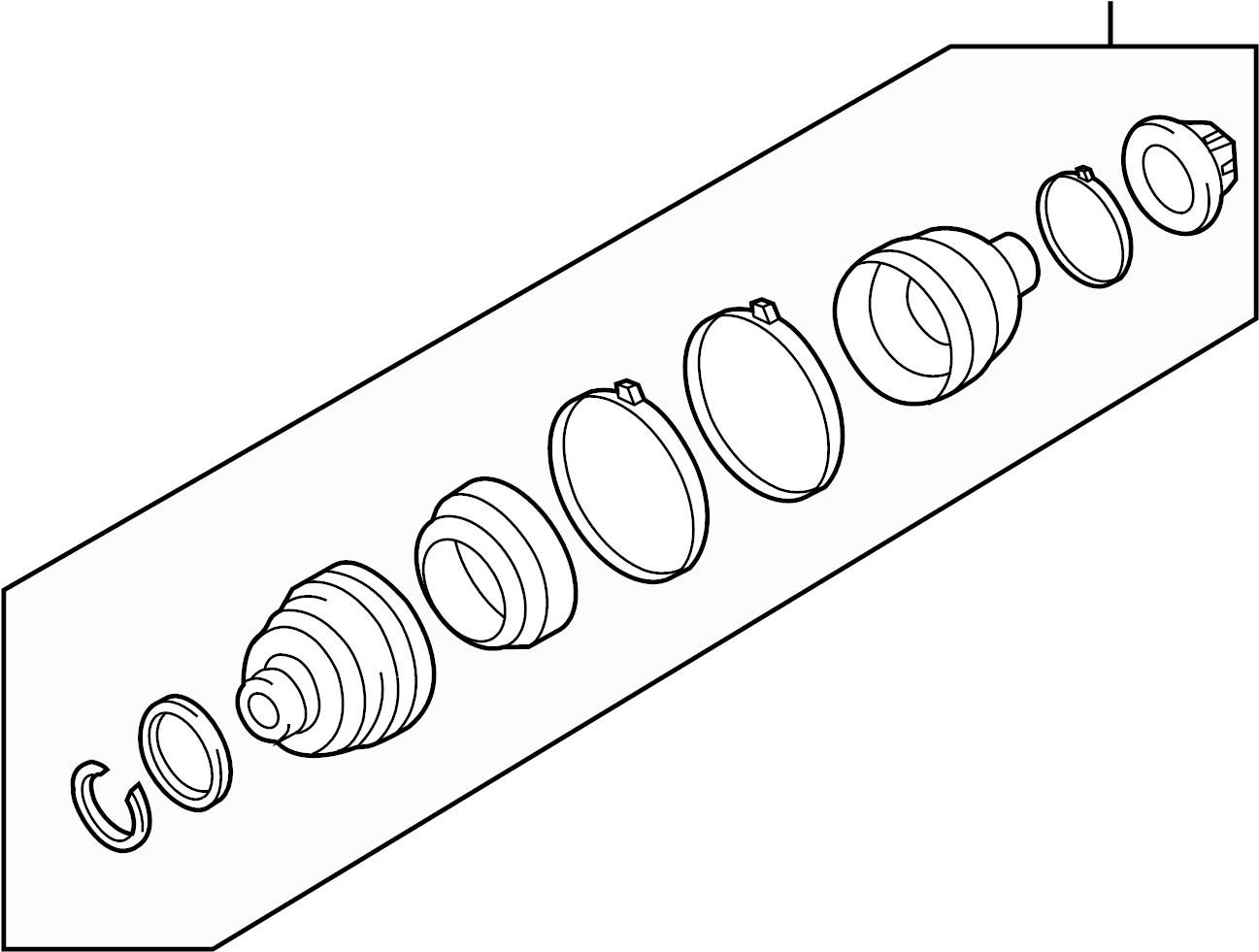 View FV6Z3A331B CV Joint Boot Kit Full-Sized Product Image
