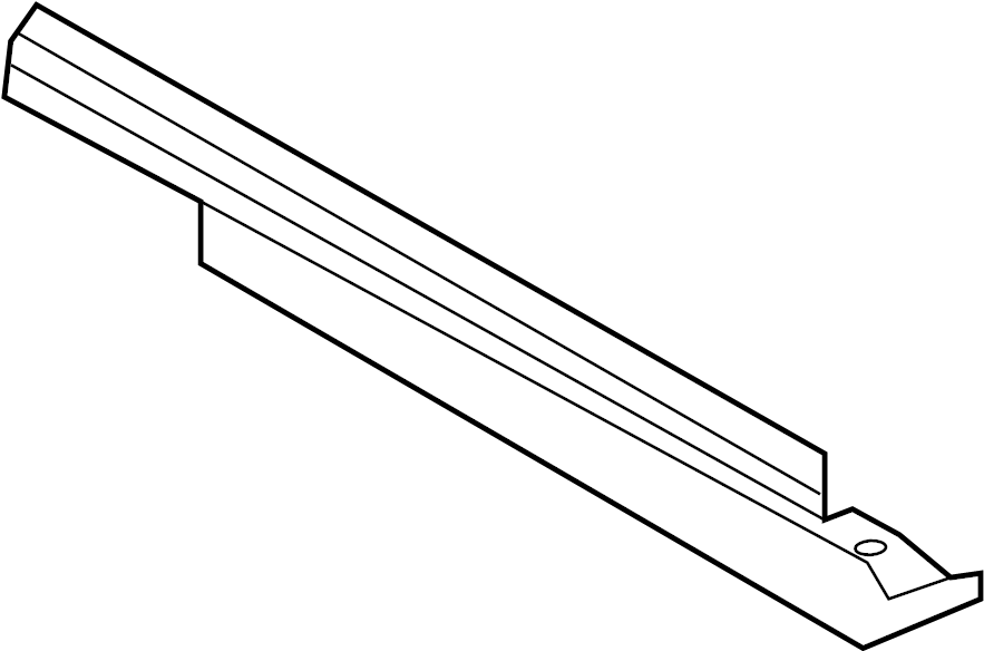 View DM5Z5810176A Rocker Panel Guard (Rear) Full-Sized Product Image