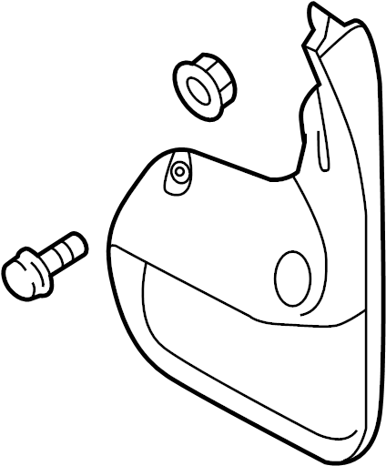 View AM5Z16A550B Mud Flap (Rear) Full-Sized Product Image