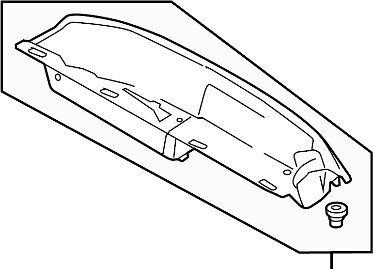 View DM5Z5845726AA Trunk Floor Storage Box (Rear) Full-Sized Product Image