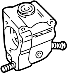 View YS4Z8592BD Engine Coolant Thermostat Housing Full-Sized Product Image