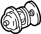 View F8RZ8575CA Engine Coolant Thermostat Full-Sized Product Image
