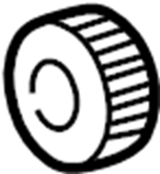 View F5RZ6306AB Crankshaft. Gear. Sprocket. Timing. Engine.  Full-Sized Product Image